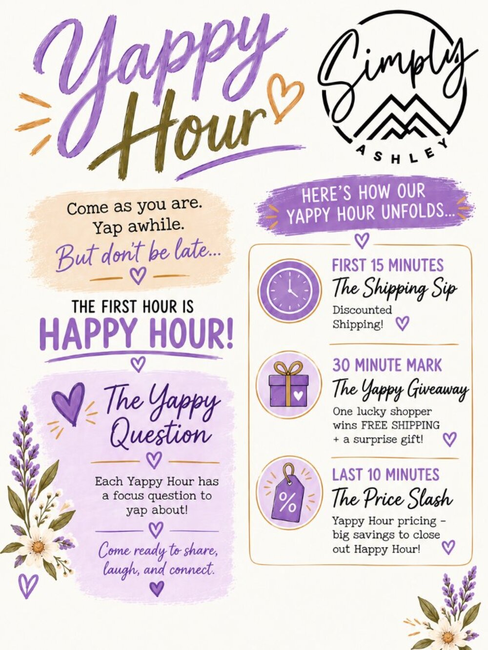 Yappy Hour with Simply Ashley 💜